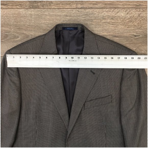 Joseph Abboud Mens Blazer Sport Coat Two Button Casual Jacket 42L Wool Silk Suit - Picture 9 of 13